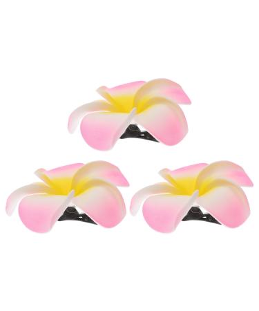 Beaupretty Flower Decorations 1pc Women's Shoes and Hats Hair Piece Frangipani Headpiece