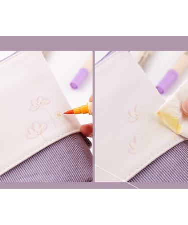 Friinder Telescopic Pen Pencil Holder Stationery Case PU Corduroy Retractable Bag Green - Perfect Holiday Gift - Buy Online on GoSupps.com