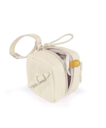 Pasito a Pasito Nido Beige Pacifier Bag - Stylish & Functional Baby Accessories | International Shipping - Buy Online on GoSupps.com