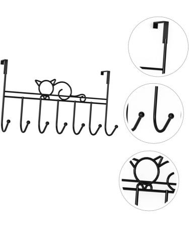 PRETYZOOM 7 Door Hook Coat Hangers Bedroom Door Modern Decor Towel Hooks Coat Hook for Door Strip Shelf Office - Buy Online on GoSupps.com