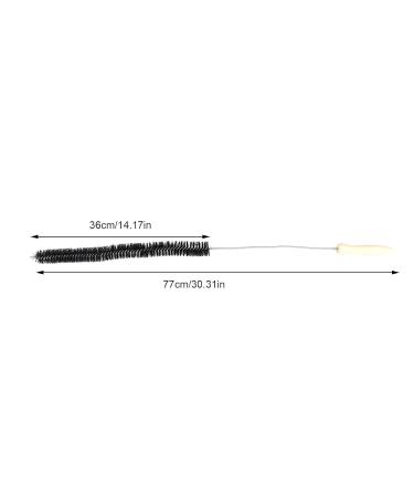 Wood & Aluminum Handle Dryer Vent Brush - Long Flexible Tool for Dust & Lint Removal - Buy Online on GoSupps.com