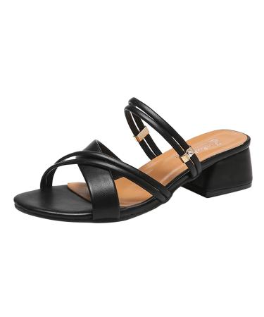 XTZYGLFD summer sandals women fashion spring and summer women slippers cotton linen zipper solid simple style beach stiletto sandals black 6 uk
