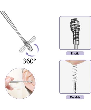 9 Pcs Earwax Removal Kit with Cleaning Brush and Storage Box - SourceTon Ear Cleansing Tool Set - Buy Online on GoSupps.com