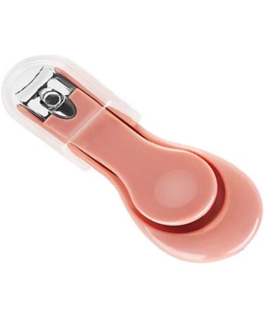 HCHGJKN Nail Clippers Adult Nail Scissors Plastic/stainless Steel Pink 67mm Nail Scissors Foldable Anti-splash - Buy Online on GoSupps.com