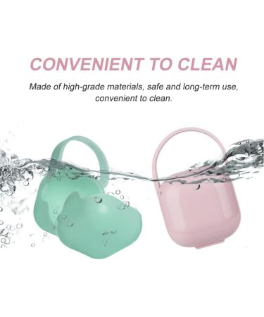 Zerodeko 4 Series Pacifier Storage Box - Durable Plastic Pacifier Holder & Travel Case for Infants - Ideal Schnuller Container - Buy Online on GoSupps.com