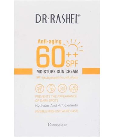 DR.RASHEL Dr Rashel Anti Aging 60++ SPF Moisture Sun Cream Size 60g 2.12 Oz (Pack Of 1) - Buy Online on GoSupps.com