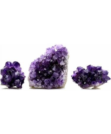 Room Decoration 1pc Natural Amethyst Cluster Quartz Minerals Stones and Crystalsfor Home Decoration Home furnishings 40-60mm - Buy Online on GoSupps.com