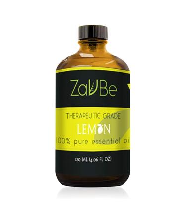 MABUA Lemon Oil (Citrus Limonum) 100% Pure Natural Therapeutic Grade 120 mL (4 oz)