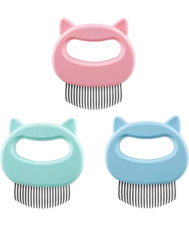KINTRADE Cat Ear Shape Shell Comb L Type Dog Cat Floating Knot Hair Cleaning Tool - Buy Online on GoSupps.com