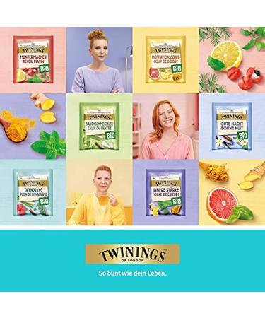Buy Twining Organic Inner Strength Herbal Tea - Strong Peppermint Ginger & Turmeric Blend | 20 Teabags 40g | International Shipping Available - Buy Online on GoSupps.com