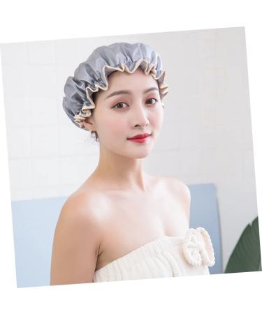 Kids Shower Cap Set - 5pcs Girls Swim & Bath Caps | Reusable Night Sleep & Makeup Cap | Children Shower Hats - FOMIYES PEVA - Buy Online on GoSupps.com