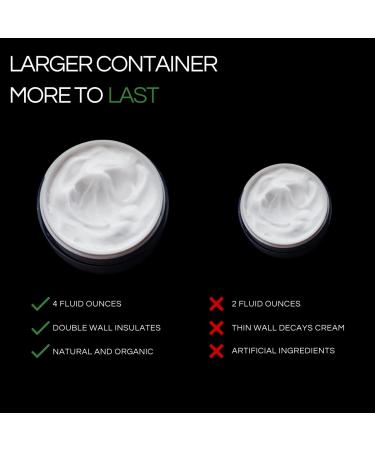 Men's Anti-Aging Face Cream - Wrinkle-Fighting Moisturizer - Hydrating, Firming, and Revitalizing Formula with Sandalwood Scent - 4 oz - Buy Online on GoSupps.com