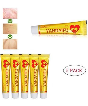 YDF Antibacterial Cream: Redness, Itchiness, Eczema, Rosacea, Cutitis Skin Saver - Chinese Herbal Formula - 5 Piece Set - Buy Online on GoSupps.com