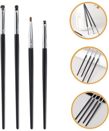 Beavorty 4pcs Eyeliner Brush Wand Small Eyeliner Brush Eye Liner Makeup Brush Horse Hair - Buy Online on GoSupps.com