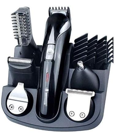 Buy 6-in-1 Hair Clippers for Men - Cordless Electric Haircut & Beard Trimmer Kit for Professional Grooming - Buy Online on GoSupps.com