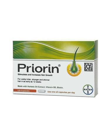 PRIORIN Hair Growth Formula 120 Capsule - Help Weak & Thinning Hair Original German Brand