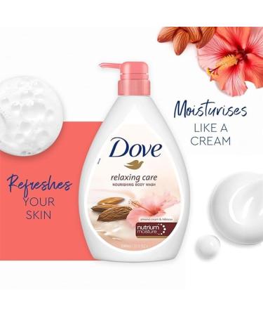Do.vee Relaxing Almond Cream Body Wash with Hibiscus - Moisturizing Shower Gel for Smooth Skin 1L | Naturally Derived Gentle Cleanser - Buy Online on GoSupps.com