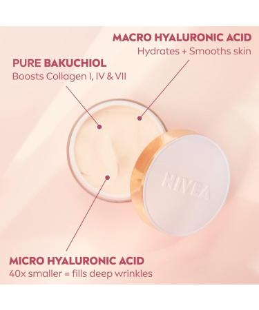 NIVEA Cellular Expert Lift Anti-Age Day Cream 50ml Anti-Wrinkle Cream with Pure Bakuchiol and Two Types of Hyaluronic Acid Day Cream for Women Anti-Ageing Face Cream (Pack of 2) 50 ml (Pack of 2) Day cream - Buy Online on GoSupps.com