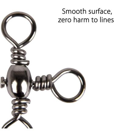 Dr.Fish 3 Way Swivels 35-175LB 30 Pack - Barrel Swivels Catfish Rig Surf Fishing Tackle - Buy Online on GoSupps.com