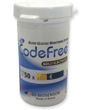 SD Codefree Blood Glucose Monitor Replacement Strips - Pack of 150 Strips - Buy Online on GoSupps.com