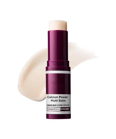 EELHOE Calcium Multi Balm Stick Anti Wrinkle Calcium Collagen Balm for Firming Lifting & Hydrating Skin Korean Skincare Stick for Eyes Neck & Face Reduces Sagging & Fine Lines