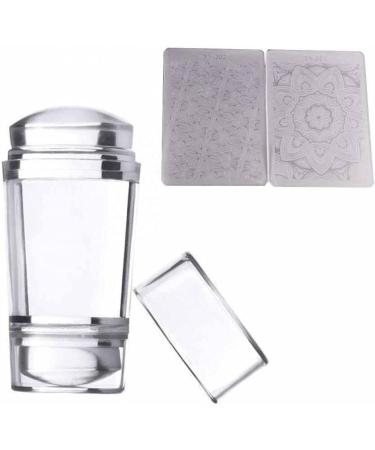 PiniceCore Clear Jelly Stamper Kit | Soft Silicone Nail Art Tools for DIY Manicure & Stamping | International Shipping Available - Buy Online on GoSupps.com