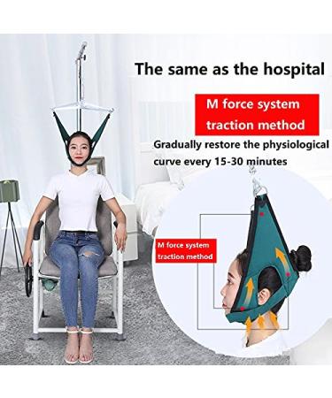 Adjustable Cervical Vertebrae Fixing Tape for Pain Relief & Posture Correction | Neck Support Device - Green (Adult Size) - International Shipping Available - Buy Online on GoSupps.com