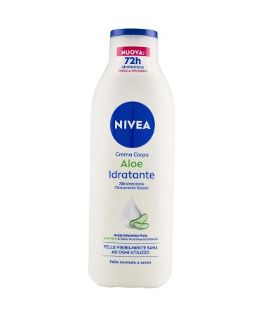 NIVEA NIVEA Aloe Moisturizing Body Cream 250ml 72-hour moisturizing body cream enriched with pure hyaluronic acid Aloe Vera and Intense Nourishing Serum Moisturizing cream for dry or normal skin