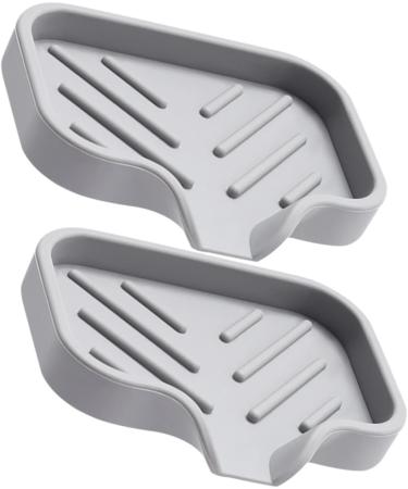Ciieeo 6 Pcs Silicone Soap Dish Silicone Travel Soap Draining Holder Soap Dish with Drain Soap Container Soap Holder for Shower Wall Silicone Container Bathroom Silica Gel Jewelry Tray - Buy Online on GoSupps.com