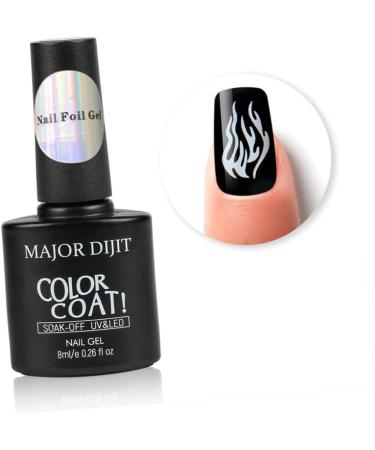POPETPOP Nail Tips Transfer Nail Foil Sticker Glue Nail Tips Decorations Glue Holographic Nail Stickers Nail Art Foil Glue Artificial Nails Repair Glue Nail Gel Polish Glue Manicure 7*3.3*1cm Black - Buy Online on GoSupps.com