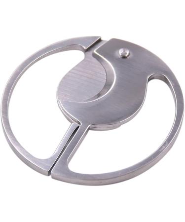 PENNY73 Round Sharp Double-Edged Stainless Steel Cigar Cutter Cigar Scissors Guillotine Pocket Knife Cuban Smoke Accessories Tool - Buy Online on GoSupps.com