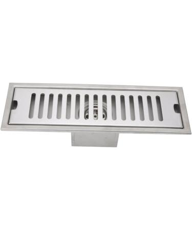 Efficient Rectangular Linear Shower Drain - Fast Water Flow & Odor Prevention for Optimal Bathroom Drainage - Buy Online on GoSupps.com