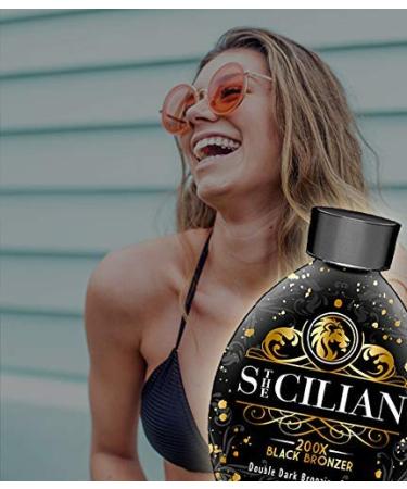 Sicilian 200X Dark Bronzer Tanning Lotion | Best for Glowing Skin, Gradual Bronzing & Sunless Tanner | Luxurious Body Nourishment - Buy Online on GoSupps.com