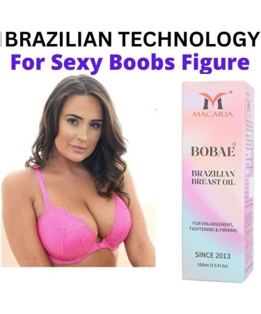 Bobae Brazilian Breast Enhancement Oil- Natural Breast Firming Enlargement Oil for Women - Sexy Boobs Massage Oil for Breast Firming and Tightening - Buy Online on GoSupps.com