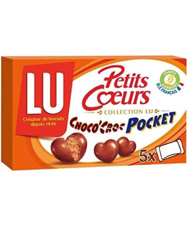 LITTLE HEARTS CHOCO CROC POCKET 180G LU LITTLE HEARTS SET OF 4 - Buy Online on GoSupps.com
