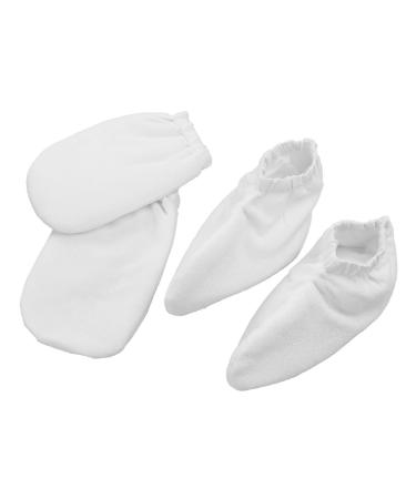 Ipetboom 2 Paires Mitaines Isolantes en ponge pour Bain de Paraffine Soin des Mains Chaleur Spa