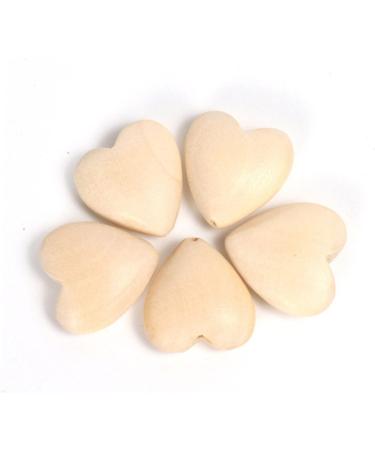 Buy Toyandona 100 PTH Peachheart Unfinished Mini Wooden Heart Pearls for Bracelets & Crafting - Perfect Wood Decorations for Kids - Buy Online on GoSupps.com