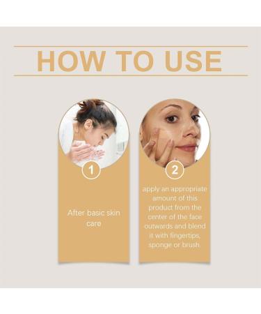 Liquid Foundation Coverage Foundation Hydrating Base Concealer Liquid Concealer Coverage Primer Makeup Natural & Light Foundation for All Skin Types - 1 Fl. Oz. (Ivory White 1) - Buy Online on GoSupps.com
