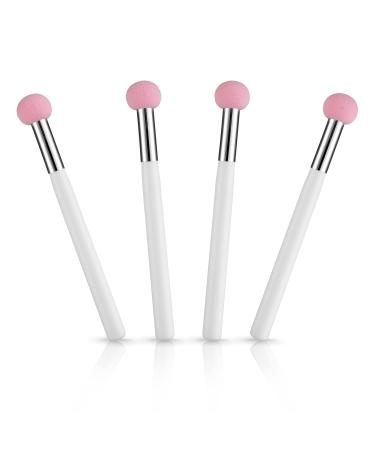 Wllhyf 4-Piece Makeup Brush & Sponge Set | Professional Foundation Concealer Liquid Eyeshadow Applicators | Beauty Blender Tool for Flawless Makeup - Buy Online on GoSupps.com