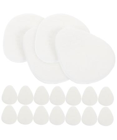 FOMIYES 50 Pairs Forefoot Half Size Pad Dancer Pads Foot Orthotic Pad Pads for High Heels Foot Pads for Girl Baby Pillow Orthotic Insoles Cashmere Wool Supplies White Replaceable