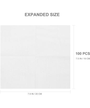 Buy Exceart 100PCs Disposable Non-Woven Cleaning Towels | Versatile Cotton Pads for Face Hands & Phones | Ideal for Home & Office Use - Buy Online on GoSupps.com