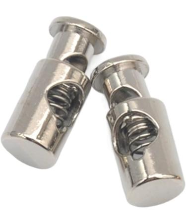 Hole Cord Lock Stopper spring buckle Cord Locks Toggles 30pcs/lot round metal alloy stoppers toggle cord locks Drawstring lock 4mm hole nickle black gold(Gold) 20mmx8mm Gold - Buy Online on GoSupps.com
