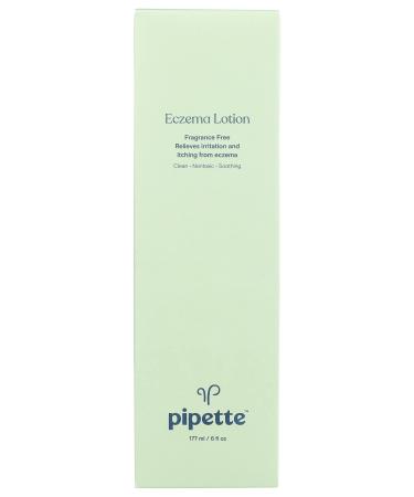Pipette Eczema Lotion Relieves Irritation Keeps Dry Itchy Skin Calm Smooth and Deeply Moisturized Fragrance-Free (Petrolatum and Silicone Free Formulas) Eczema Cream 6 Fl Oz