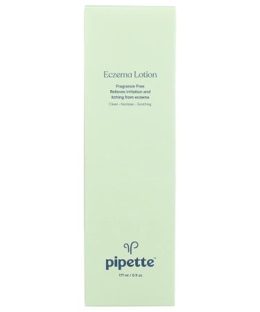 Pipette Eczema Lotion Relieves Irritation Keeps Dry Itchy Skin Calm Smooth and Deeply Moisturized Fragrance-Free (Petrolatum and Silicone Free Formulas) Eczema Cream 6 Fl Oz