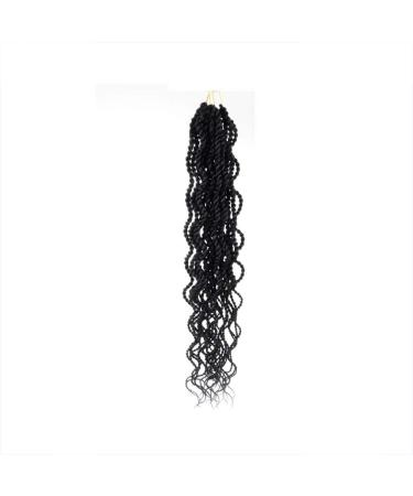 8 Packs 14-Inch Wavy Senegalese Twist Crochet Hair Extensions - Synthetic Braiding Hair (1B) - Buy Online on GoSupps.com
