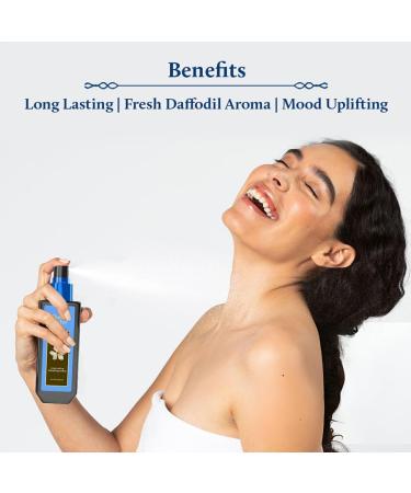 Blue Nectar Chamba Wild Nargis Body Mist for long lasting freshness and aromatic body odor (3.4 Fl oz) Floral Daffodil (Nargis) 3.4 Fl Oz (Pack of 1) - Buy Online on GoSupps.com