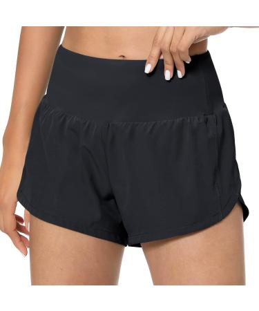 GYM RAINBOW Women's High Waisted Athletic Shorts - Quick Dry Workout Shorts with Pockets - Buy Online on GoSupps.com