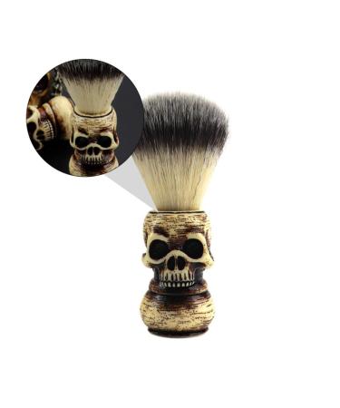 Frcolor Dachshaar Razor Brush - Skull Pattern Bartschneider & Cleaning Brush | Premium Shaving Accessories - Buy Online on GoSupps.com