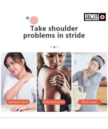 Compression Shoulder Brace for Men & Women | Adjustable Medical-Grade Support | Relief for Shoulder Pain & Torn Rotator Cuff Injuries - Buy Online on GoSupps.com