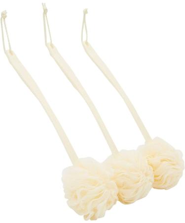 Long Handled Loofah Back Scrubber Exfoliating Body Sponge for Shower Bath (18 in, 3 Pack) - Buy Online on GoSupps.com